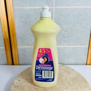Vintage Dermassage Dishwashing Liquid Phosphate Free 32oz‎ Dermatologist Tested